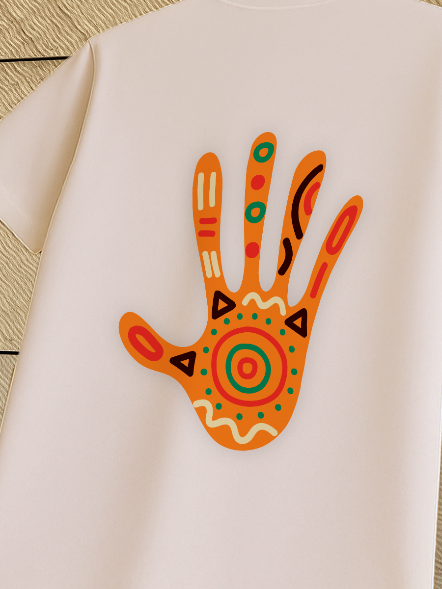 Hand or Sun Symbol T-Shirt – Soft Cotton | Sankofa