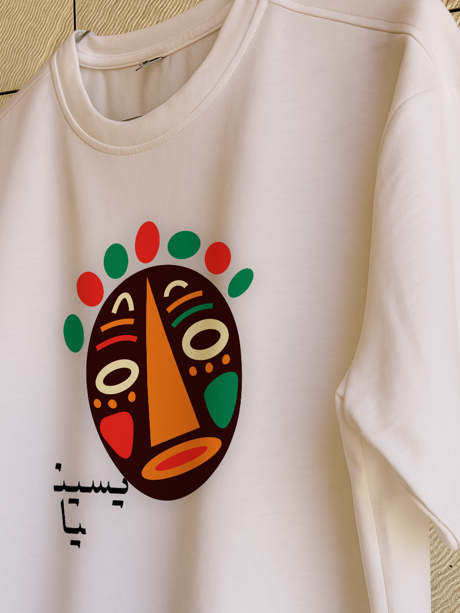 "Tomi" – Bold Tribal Mask-Inspired Design That Speaks Without Words